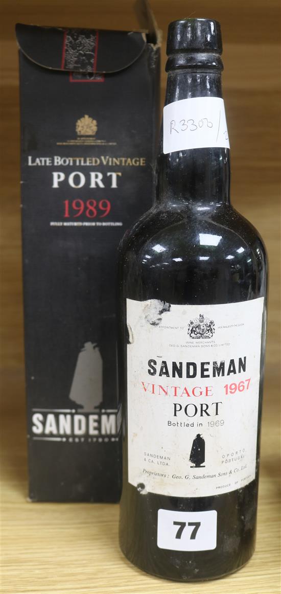 Two bottles of Port